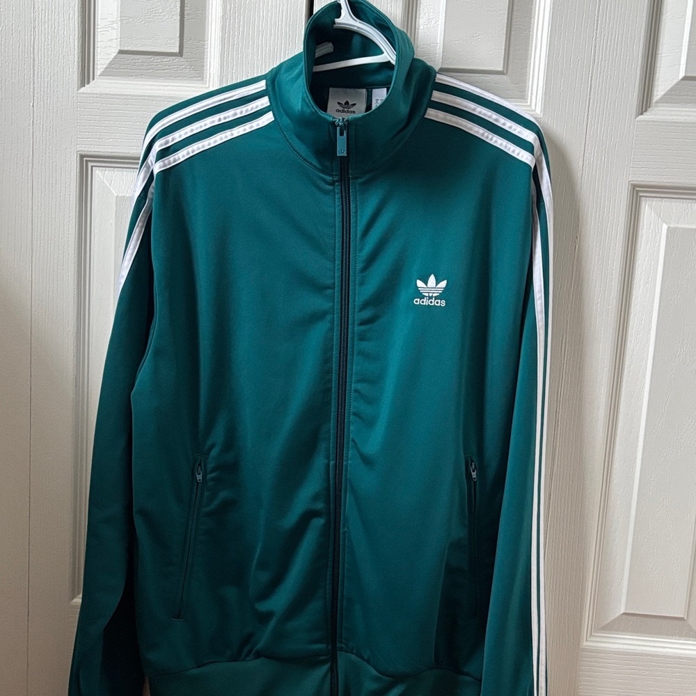 size M Adidas Teal adicolor jacket
